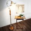 Relaxdays Stehlampe Jugendstil Design Messing Bild 2