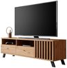 Newroom Lowboard Barea, TV Board Wandpaneel Wildeiche Anthrazit Modern TV Schrank Bild 4