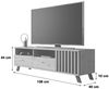Newroom Lowboard Barea, TV Board Wandpaneel Wildeiche Anthrazit Modern TV Schrank Bild 2