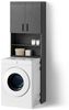 Livinity® Waschmaschinenumbauschrank Ronco, Anthrazit Hochglanz, 64 x 190.5 cm (1-St) Bild 5