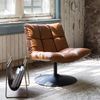Lounge Sessel BAR VINTAGE BROWN Kunstleder von DutchBone Bild 3
