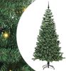 vidaXL Weihnachtsbaum mit 300 LEDs mit Ständer Grün 240 cm PVC 3396399 Bild 2