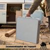 BigDean Klapptisch Campingtisch 120x60cm Höhenverstellbar & Stabil Alu Gestell (Packung, 1-St, Klapptisch), Klappbar, Leicht, Robust, Kompakt Bild 2