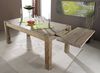 Esstisch mit Ansteckplatten Sheesham 160-200/240x90x76 grau geölt NATURE GREY #304 Bild 2