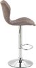 CLP 2er Set Barhocker Cork Stoff drehbar mit Höhenverstellung,taupe chrom Bild 3