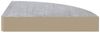 vidaXL Eck-Schweberegal Betongrau 35x35x3,8 cm MDF 326642 Bild 5