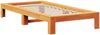 vidaXL Massivholzbett ohne Matratze Wachsbraun 90x190 cm Kiefernholz 3309022 Bild 5