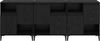 vidaXL Sideboards 3 pcs Schwarz Eichen-Optik 60 x 35 x 70 cm 3415596 Bild 5