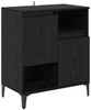 vidaXL Sideboards 3 pcs Schwarz Eichen-Optik 60 x 35 x 70 cm 3415596 Bild 4