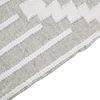 Outdoor Teppich grau weiß 80 x 150 cm orientalisches Muster Kurzflor TABIAT Bild 4