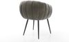 Esszimmerstuhl Jada-Flex Bouclé Soft Schlamm 4-Fuß konisch Schwarz Taschenfederkern Bild 5