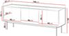 Mirjan24 'Celarii' Lowboard, Laminatplatte Cashmere / Eiche Linea, 55 x 37 x 144 cm Bild 5