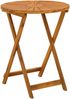 vidaXL Klappbarer Gartentisch Natur Ø60 x 75 cm Massivholz Akazie 42024978 Bild 5