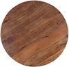 Esszimmertisch rund 120 cm Akazienholz Nussbaum Schwarz RUNA 76588990 Bild 5