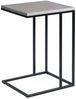 Beistelltisch Tisch RINO 38x43 cm Dekor Keramikoptik Gestell schwarz Bild 2