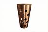 KAWOLA Tisch VINO Bartisch Keramik schwarz 65cm Gestell gebürsteter Edelstahl rosé gold 111 x 65 x 65 cm Bild 3
