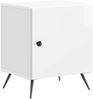 vidaXL Nachttisch 2 pcs Hochglanz Weiß 43 x 34,5 x 50 cm Holzwerkstoff 895494 Bild 3