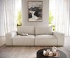 Big-Sofa Lanzo 230x95 cm Bouclé Creme-Weiß Bild 2