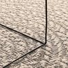 vidaXL Teppich ZIZUR Creme 200x200 cm Jute-Optik Indoor und Outdoor 4010380 Bild 4