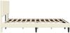 vidaXL Bettrahmen mit Kopfteil Creme 120 x 200 cm Cordstoff 42027726 Bild 5