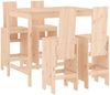 vidaXL 5-tlg. Gartenbar-Set Massivholz Kiefer 3157775 Bild 2