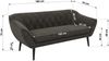 Wohnzimmerset Möbelset PIRS 3-3, Armlehnen, Wellenfederung, schwarze Füße, Dreisitzer Sofa, Polstermöbel Set - Hellgrau Velvet Bild 5
