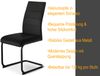 Freischwinger >Timofei / Ticino< 2er-Set in schwarz - 45x96x58 (BxHxT) Bild 2