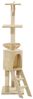vidaXL Katzen-Kratzbaum mit Sisal-Säulen 138 cm Beige 170580 Bild 4