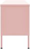 vidaXL TV-Schrank Rosa 105x35x50 cm Stahl 336238 Bild 4