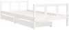 vidaXL Kinderbett mit Schubladen Weiß 90x200 cm Massivholz Kiefer 834409 Bild 3