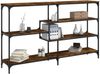 vidaXL Konsolentisch Räuchereiche 160x32x95 cm Holzwerkstoff 833957 Bild 3