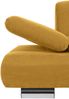 Sofa 2-Sitzer Kaye Bezug Veloursstoff Metallfuß verchromt / mais 23129 Bild 5