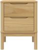 vidaXL Nachttisch Wachsbraun 45x39x57 cm Massivholz Kiefer 374002 Bild 5