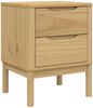 vidaXL Nachttisch Wachsbraun 45x39x57 cm Massivholz Kiefer 374002 Bild 2