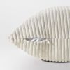 Topfinel Kissenbezug 40x60 2er Set Creme Kordsamt gestreiftes Muster Bild 3