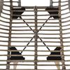 vidaXL Esszimmerstühle 2 Stk. Braun Natürliches Rattan 246853 Bild 4