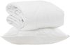 vidaXL Sommerdecke mit Kissen 2 pcs Weiß Mikrofaser 3376417 Bild 2