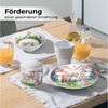 MiaMio Kindergeschirr-Set Prinzessin Motiv Rosa (3-tlg), 1 Personen, Keramik, Teller, Schüssel und Tasse mit Kindermotiv Bild 4