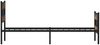 vidaXL Metallbett ohne Matratze Räuchereiche 80x200 cm 4017062 Bild 5