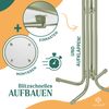 KESSER® Gastro Stehtisch klappbar - Gastronomie Bistrotisch rund - Wetterbeständiger Klapptisch Gartentisch - Runder Partytisch - Hitzebeständig - Stabil und sicher Ø 60 cm, 2er Set, Olive Grün Bild 5