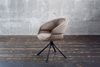 KAWOLA Esszimmerstuhl LARA Drehstuhl Velvet taupe 82 x 62 x 61 cm Bild 2