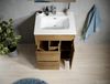Badezimmer Badmöbel-Set Salzburg 60cm Eiche - Unterschrank Schrank Waschbecken Waschtisch Bild 3