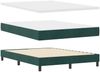 vidaXL Boxspringbett mit Kopfteil Dunkelgrün 190 x 140 cm Samt 3341411 Bild 4