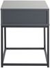 Konsolentisch >54857< in anthrazit, schwarz - 40x50x40cm (BxHxT) Bild 4