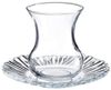 Pasabahce 95961-12-TLG Türkisches Teeglas-Set Aurora, 6 Teegläser und 6 Untersetzer (Kristall-Design) Bild 4