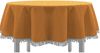Gartentischdecke mit Fransen 140x180 cm oval orange Bild 2