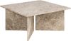 Couchtisch >Vega< in Braun, Marmor - 90x42x90cm (BxHxT) Bild 2