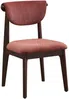 Vente-unique - GABIEL Stuhl Stoff Braun - B 59 cm x H 83,5 cm x L 51 cm Bild 4
