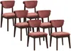 Vente-unique - GABIEL Stuhl Stoff Braun - B 59 cm x H 83,5 cm x L 51 cm Bild 2