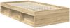 vidaXL Bettrahmen Sonoma 100 x 200 cm Massives Kiefernholz 3410638 Bild 5